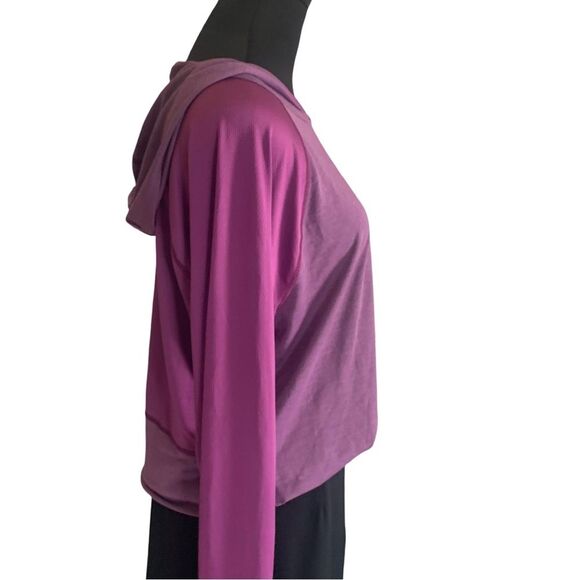 The North Face Lightweight Flash Dry Hoodie in 2 Tone Purple Design, Women's XL - Picture 3 of 11